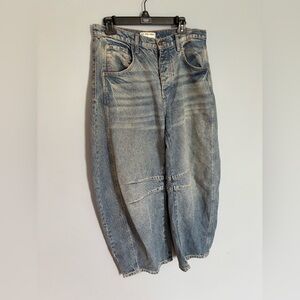 We The Free Relaxed Fit Light Blue Jeans